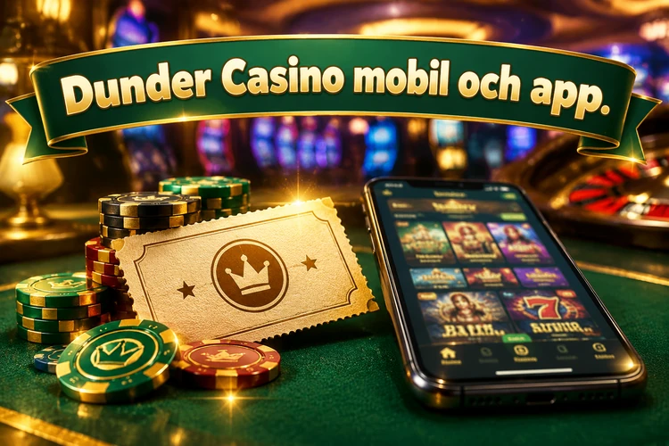 Dunder Casino mobil och app
