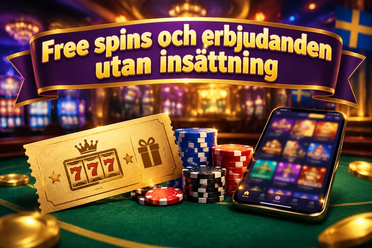 Free spins och erbjudanden utan insättning