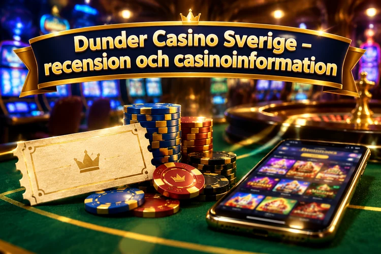 Dunder Casino Sverige - recension och casinoinformation
